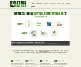 Wboo.org(World's Best Extra Virgin Olive Oils and Olive Oil Mills) Screenshot