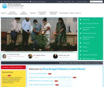 WBPCB.gov.in(West Bengal Pollution Control Board) Screenshot