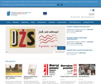 WBP.poznan.pl(Wojewódzka Biblioteka Publiczna i Centrum Animacji Kultury w Poznaniu) Screenshot