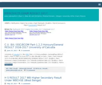 Wbresults.in(West Bengal Results) Screenshot