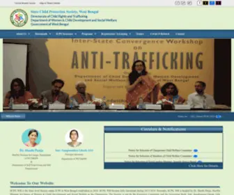 WBSCPS.in(STATE CHILD PROTECTION SOCIETY) Screenshot