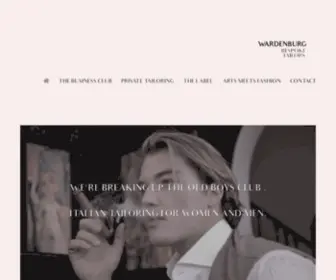 Wbtailors.com(WB TAILORS business tailoring) Screenshot