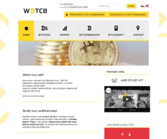 WBTCB.com(Váš partner ve světě virtuálních měn) Screenshot