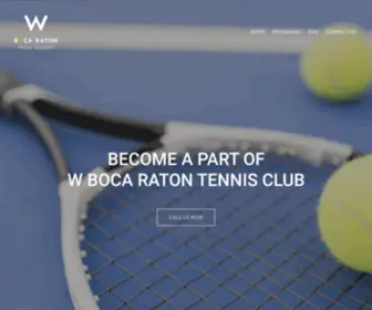 Wbtennis.com(Tennis Academy) Screenshot