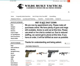 WBtguns.com(San Diego Gun Store) Screenshot