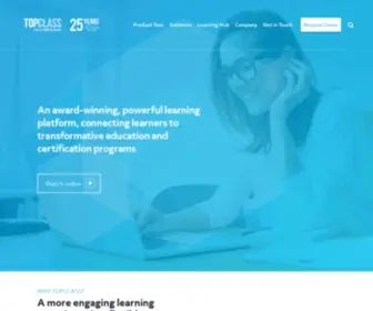 WBTSYstems.com(TopClass Learning Management Software) Screenshot