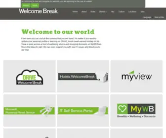 Wbworld.co.uk(Welcome Break World) Screenshot
