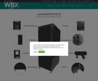 WBxracks.com.br(WBX Racks) Screenshot