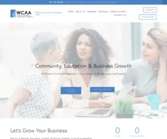 Wcaa.org(Window Coverings Association of America) Screenshot