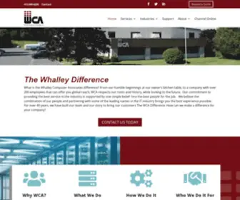 Wca.com(Computer Technology Services in Southwick) Screenshot