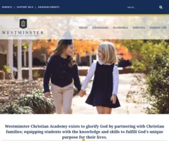 Wcalions.org(Westminster Christian Academy) Screenshot