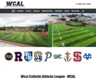 Wcalsports.org(West Catholic Athletic League) Screenshot