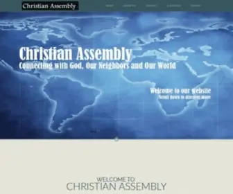 Wcamn.org(Christian Assembly) Screenshot