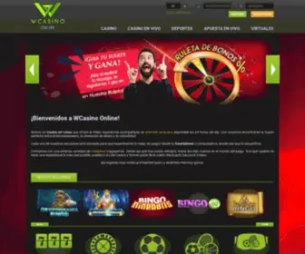Wcasino-Online.com Screenshot