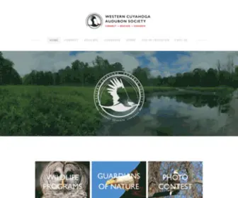 Wcaudubon.org(Western Cuyahoga Audubon) Screenshot