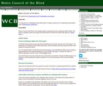 WCB-CCD.org.uk(Vision in Wales) Screenshot