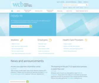 WCB.ab.ca(WCB Alberta) Screenshot