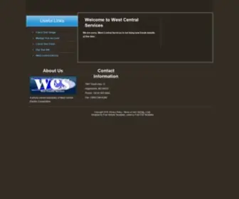 WCblue.com(West Central Services) Screenshot