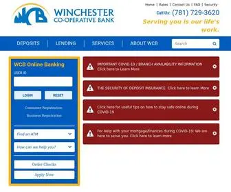 Wcbonline.com(Winchester Co) Screenshot
