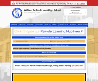 WCBryanths.org(William Cullen Bryant High School) Screenshot