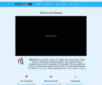 Wccatv.org(WCCA TV 194) Screenshot