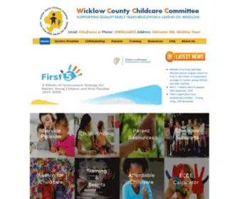 WCCC.ie(Wicklow County Childcare) Screenshot