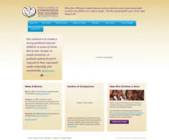 WCcci.org(World Centers of Compassion for Children International) Screenshot