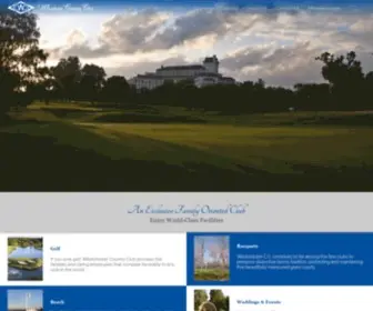 WCCclub.org(Westchester Country Club) Screenshot