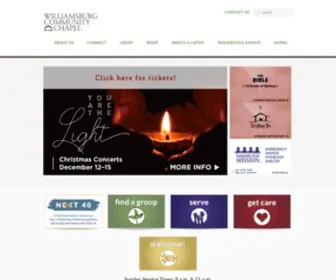 WCchapel.org(Our church) Screenshot