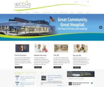 WCCHS.net(Our mission) Screenshot