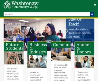WCcnet.edu(Washtenaw Community College) Screenshot