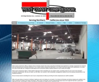 Wccompressor.com(West Coast Compressor) Screenshot