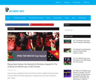 WCcricketinfo.com(ICC T20 World Cup 2021 In The UAE And Oman Will Host) Screenshot