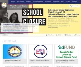 Wccusd.net(West Contra Costa Unified School District) Screenshot