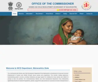 WCDcommpune.com(Child Development) Screenshot