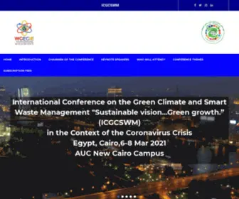 Wcecie.com(WCECIE-World Center for Environmental Creativity, Innovation and Entrepreneurship) Screenshot