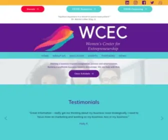 Wcecnj.org(Empowering, Educating, Embracing Women Entrepreneurs) Screenshot