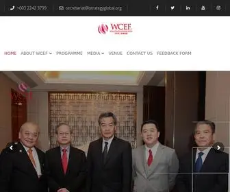 Wcef-Forum.org(World Chinese Economic Forum) Screenshot