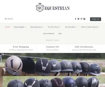 Wcequestrian.com(WC Equestrian Las Vegas) Screenshot