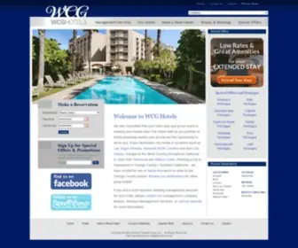 WCghotels.com(A Hotel Management Company) Screenshot