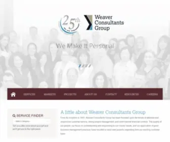 WCGRP.com(Weaver Consultants Group) Screenshot