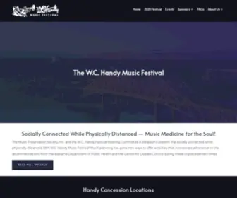 WchandymusicFestival.org(Handy Festival) Screenshot