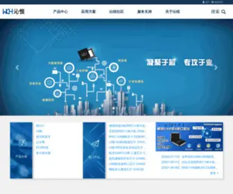 WCH.cn(南京沁恒微电子股份有限公司) Screenshot
