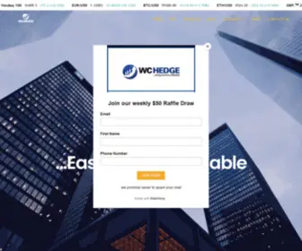 Wchedge.finance(WC HEDGE) Screenshot
