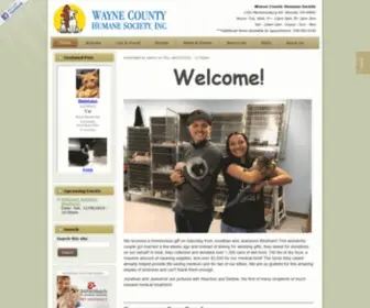 WCHS.org(Wayne County Humane Society) Screenshot