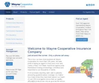 Wcicny.com(Wayne Cooperative Ins Co) Screenshot