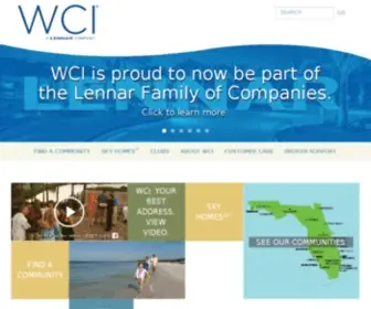 Wcicommunities.com(WCI Communities) Screenshot
