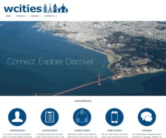 Wcities.com(Events, Movies, Travel & Location-based Content Provider) Screenshot