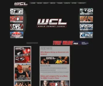WCL.com(World Combat Leauge) Screenshot