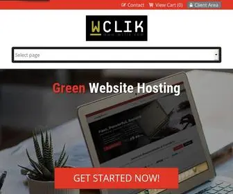 Wclik.com(Professional Web Hosting) Screenshot